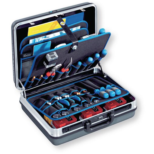 Valise à outils Pro avec kit d'outillage serrurier